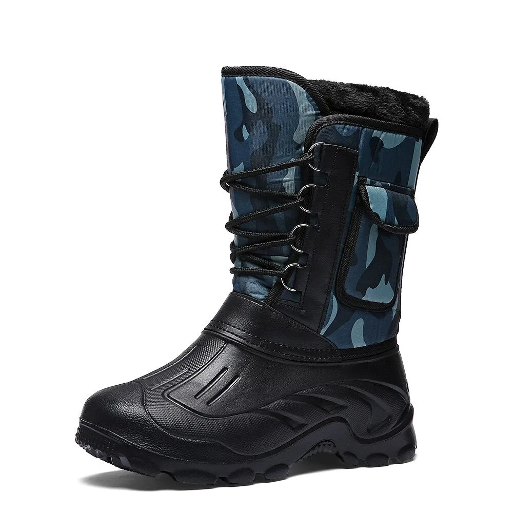 Men's Outdoor Adventures Warm Waterproof Boots
