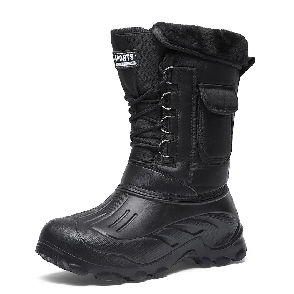 Men's Outdoor Adventures Warm Waterproof Boots