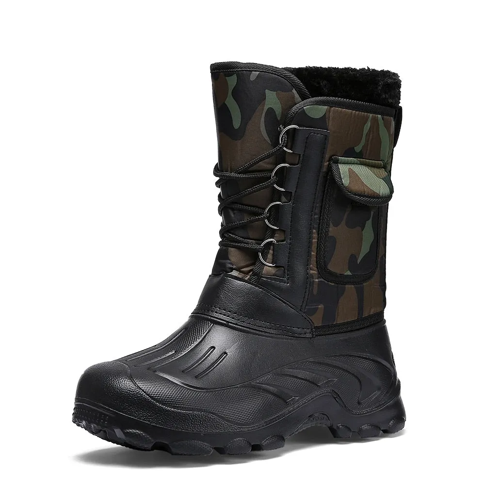 Men's Outdoor Adventures Warm Waterproof Boots