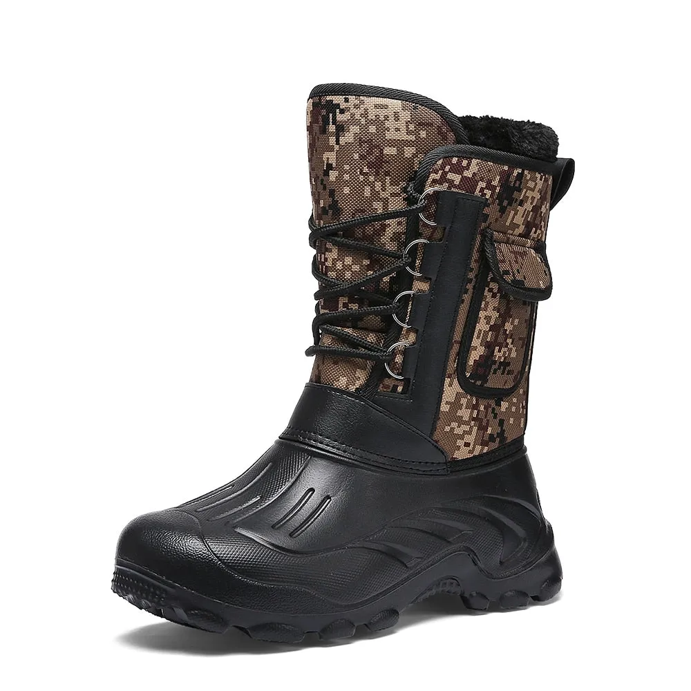 Men's Outdoor Adventures Warm Waterproof Boots