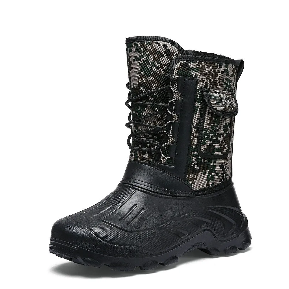Men's Outdoor Adventures Warm Waterproof Boots