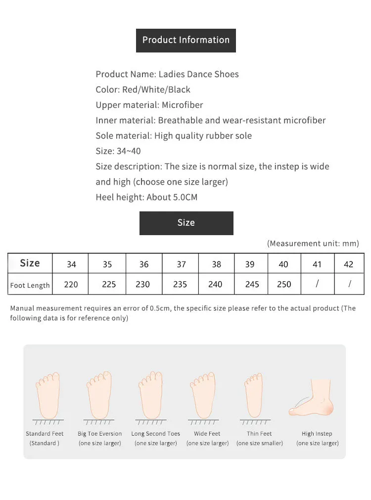 Mid Heel Breathable Outdoor Latin Dance Shoes with Air Holes