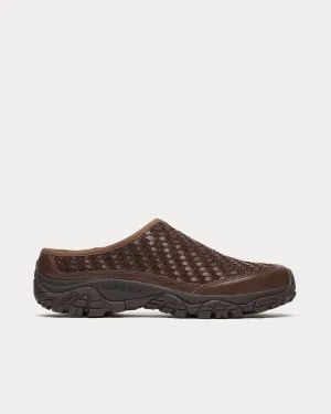 Moab 2 Slide Leather Woven Mole Slip On Sneakers