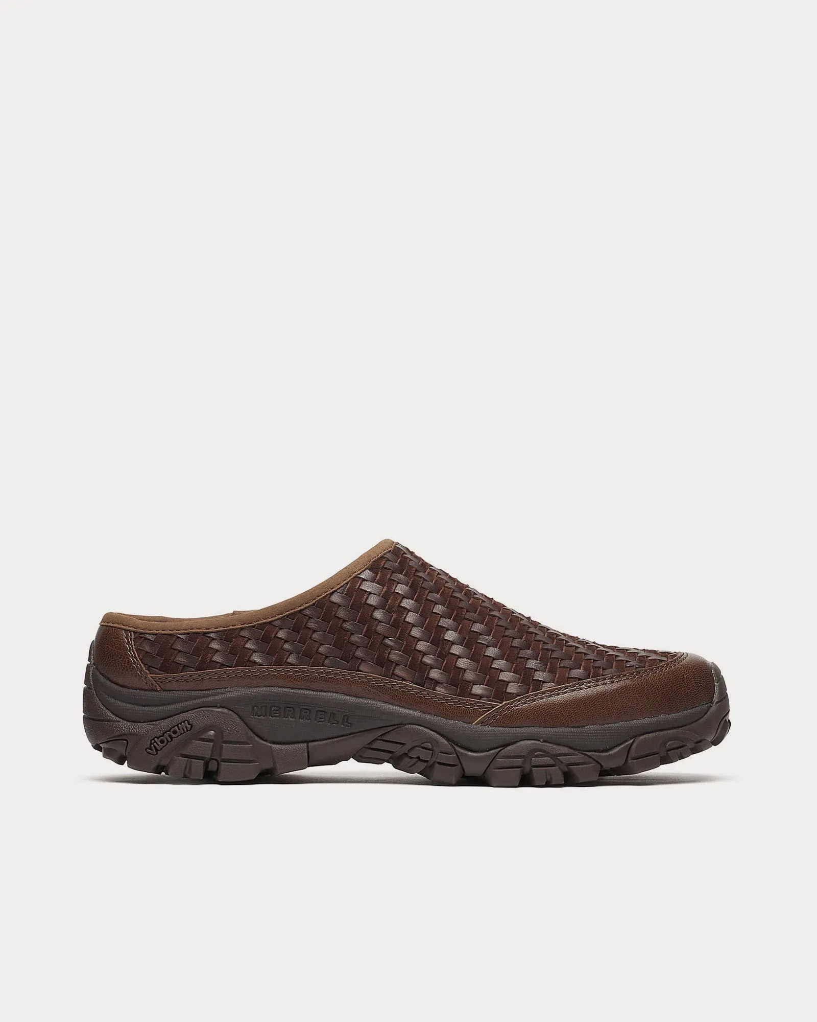 Moab 2 Slide Leather Woven Mole Slip On Sneakers