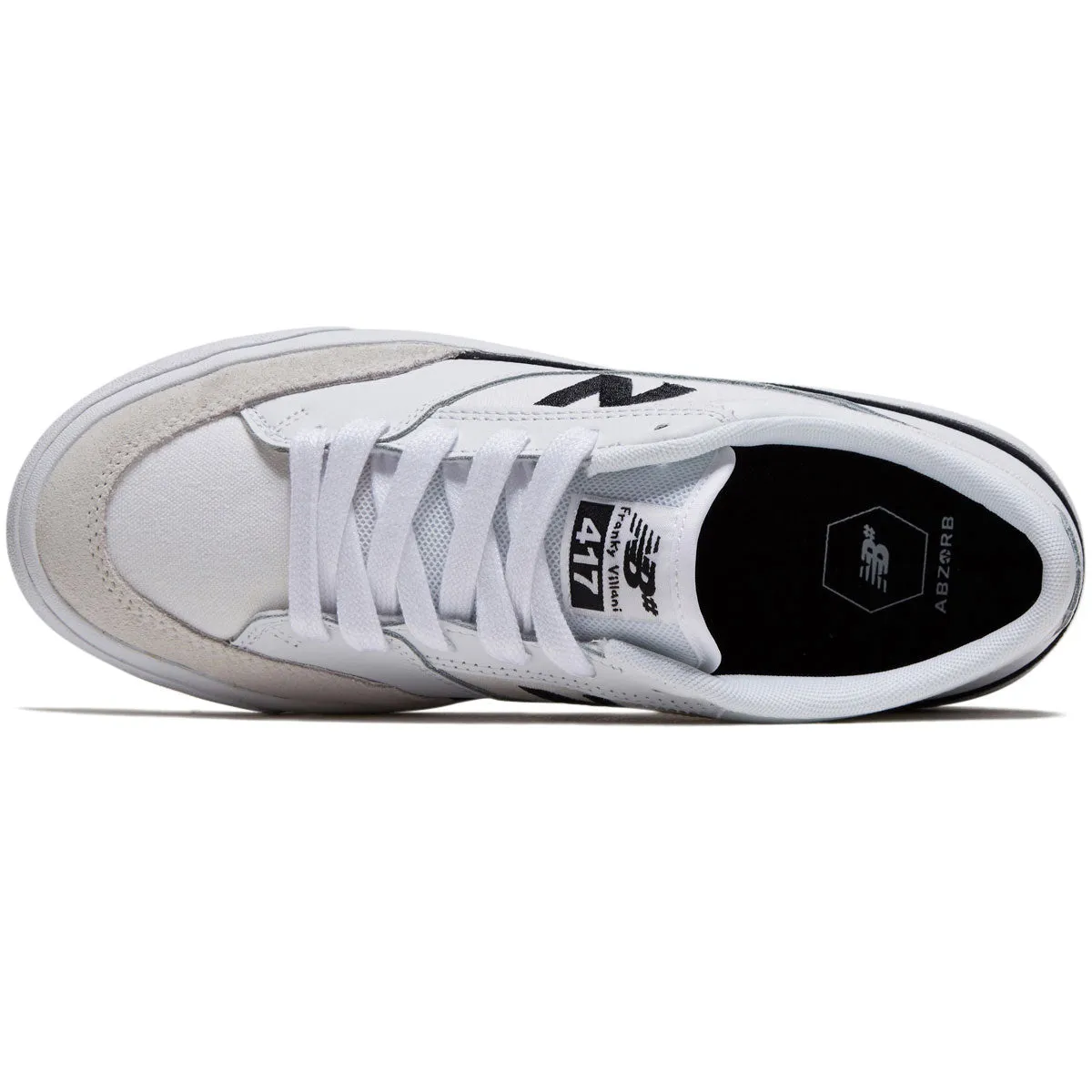 New Balance 417 Villani Low Shoes - White/Black