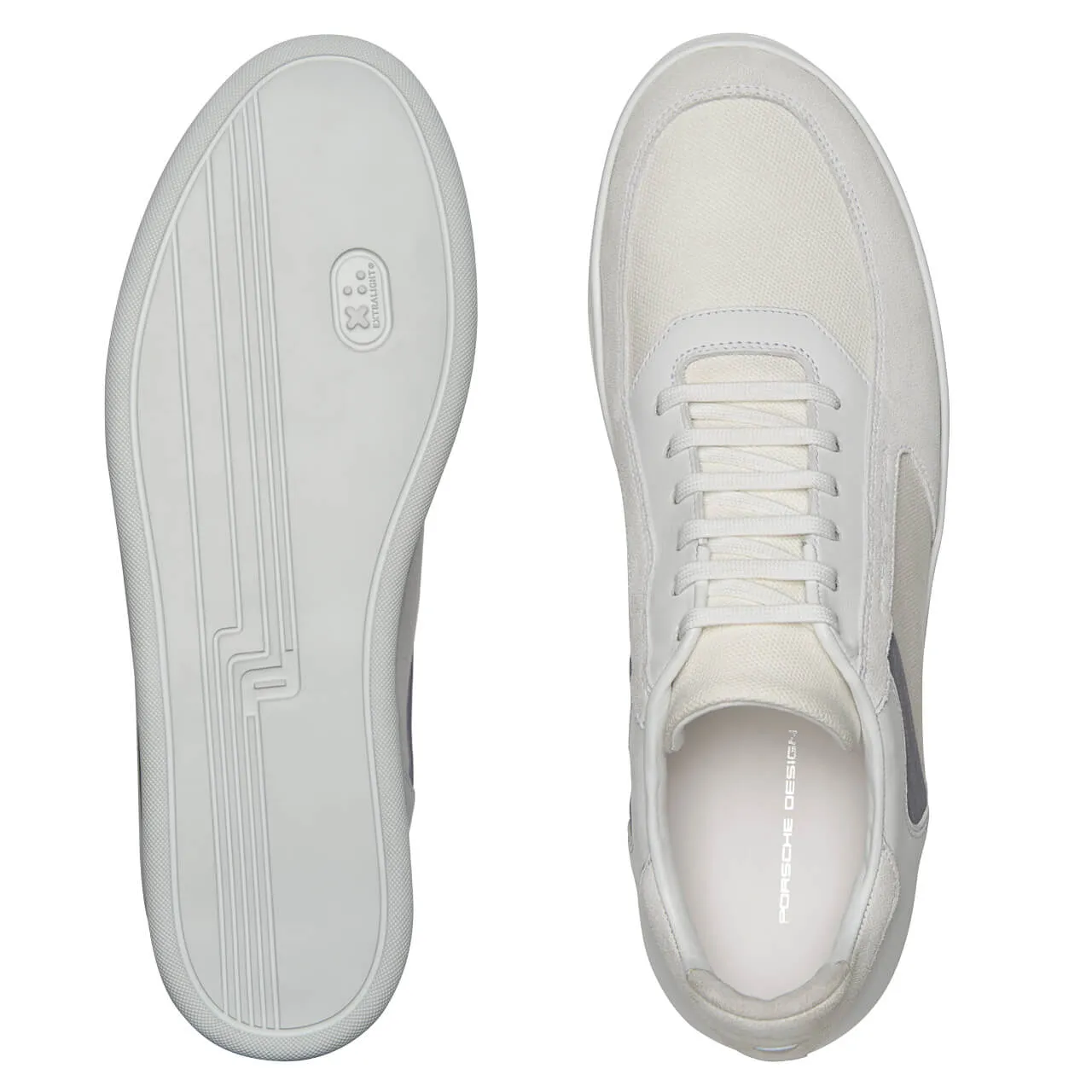 NEW Porsche X Light Cupsole Canvas Optic White Sneakers US 8.5 MSRP $355