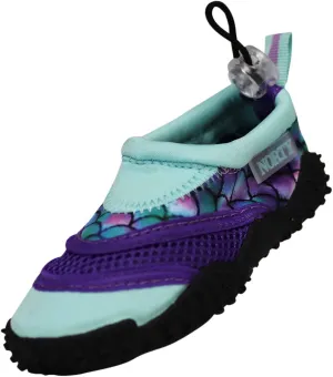 NORTY Tod Girl 5-10 Teal Mermaids Watershoe 38962