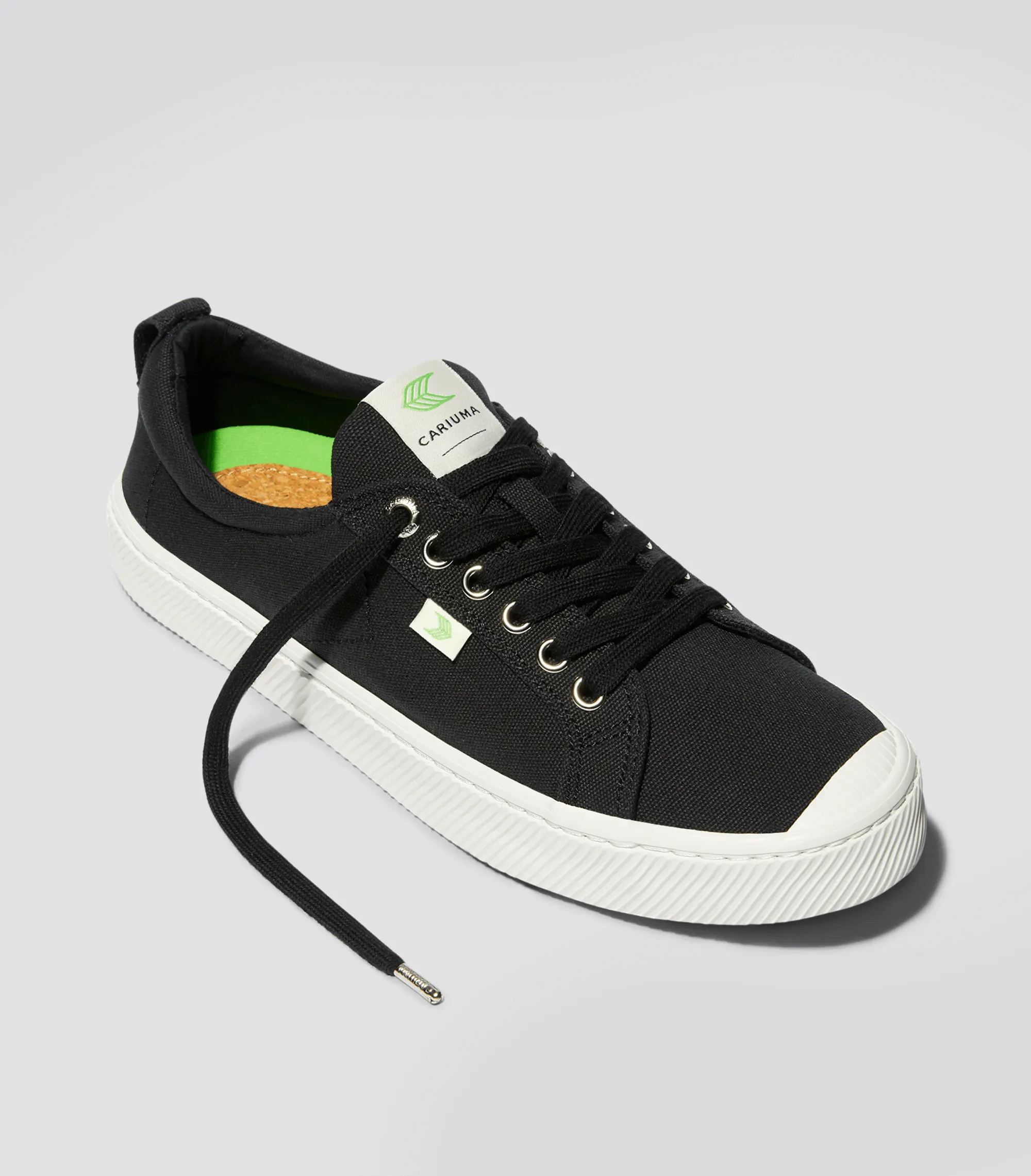 OCA Low Black Canvas Sneaker Men
