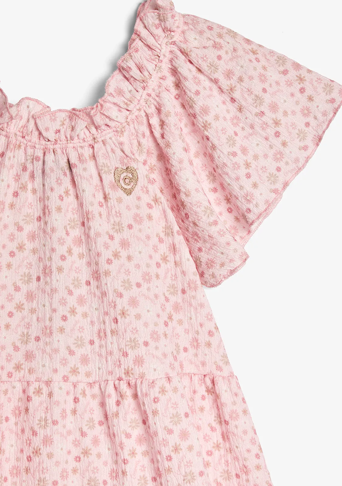 Pink Flowers Dress