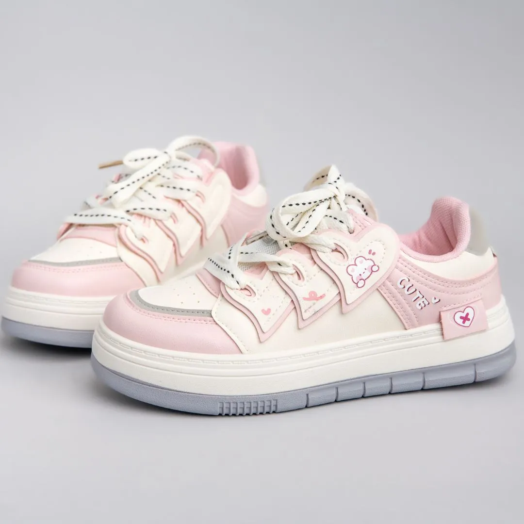 Pretty Pastel Cute Bunny Casual Sneakers - Unisex