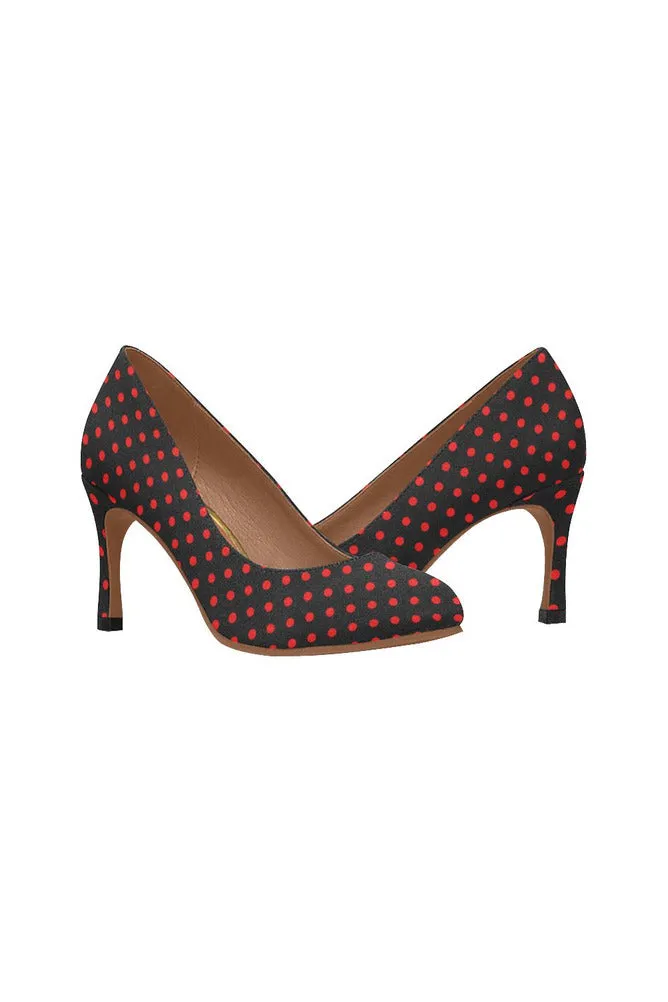 Red Polka-dot High Heels