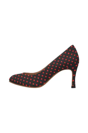 Red Polka-dot High Heels