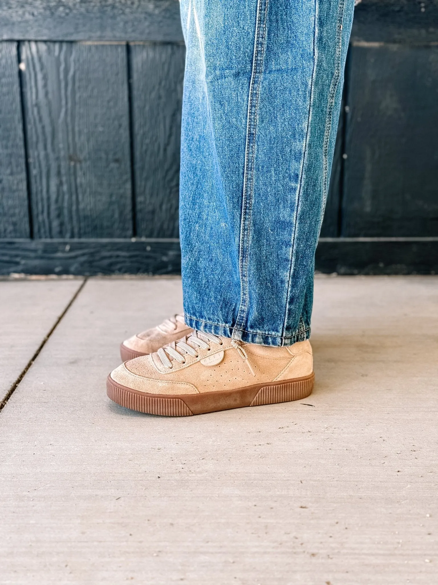 Reef Lay Day Seas Sneaker Shoes - Oasis Suede