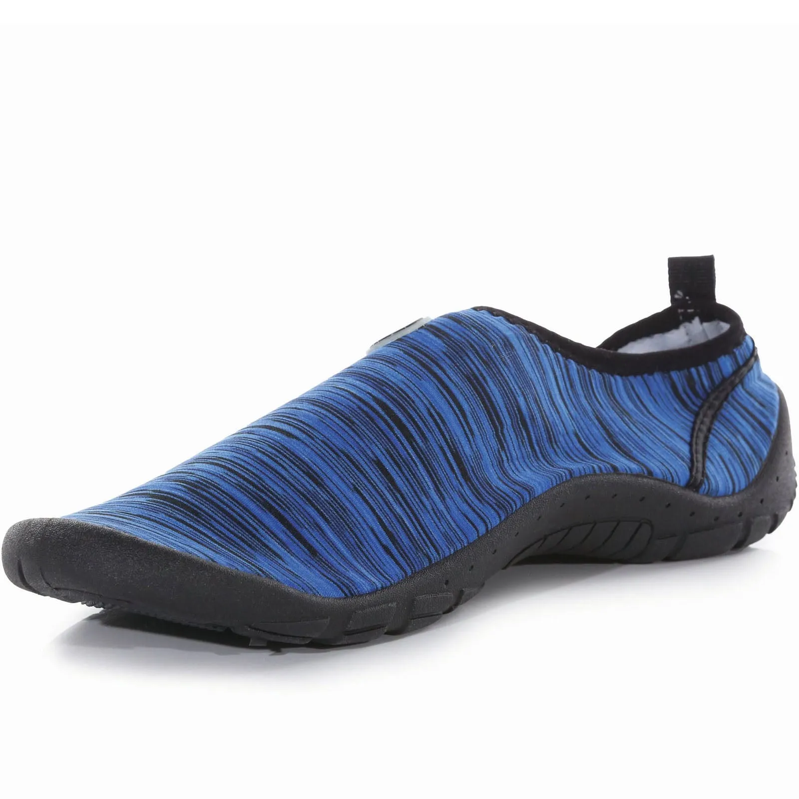 Regatta Mens Jetty Slip On Slip Resistant Cushioned Aqua Shoes - Navy Marl
