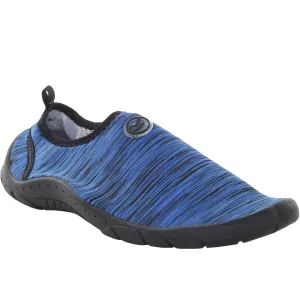 Regatta Mens Jetty Slip On Slip Resistant Cushioned Aqua Shoes - Navy Marl