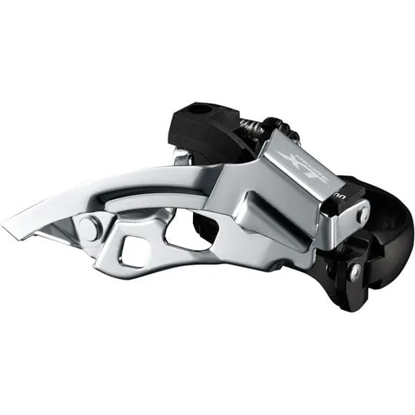 Shimano Deore XT FD-T8000-H XT triple front derailleur; 10-speed; top swing; 63-66 deg