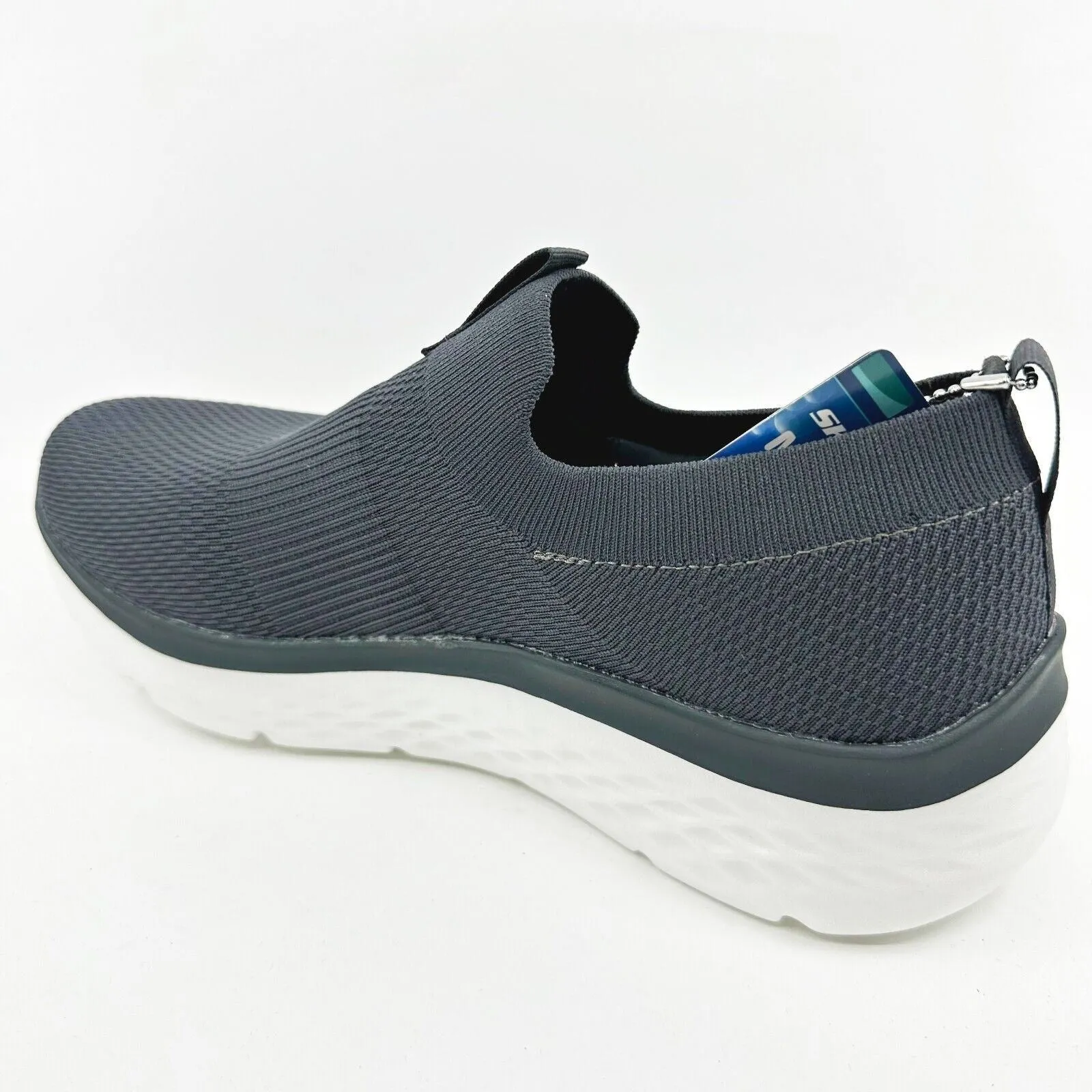 Skechers Go Walk Hyper Burst Manchester Charcoal Mens Size 9.5 Slip On Sneakers
