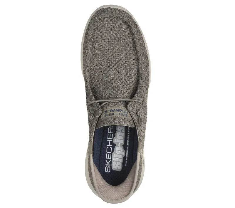 Skechers Mens Slip-ins Go Walk Max Halcyon Taupe