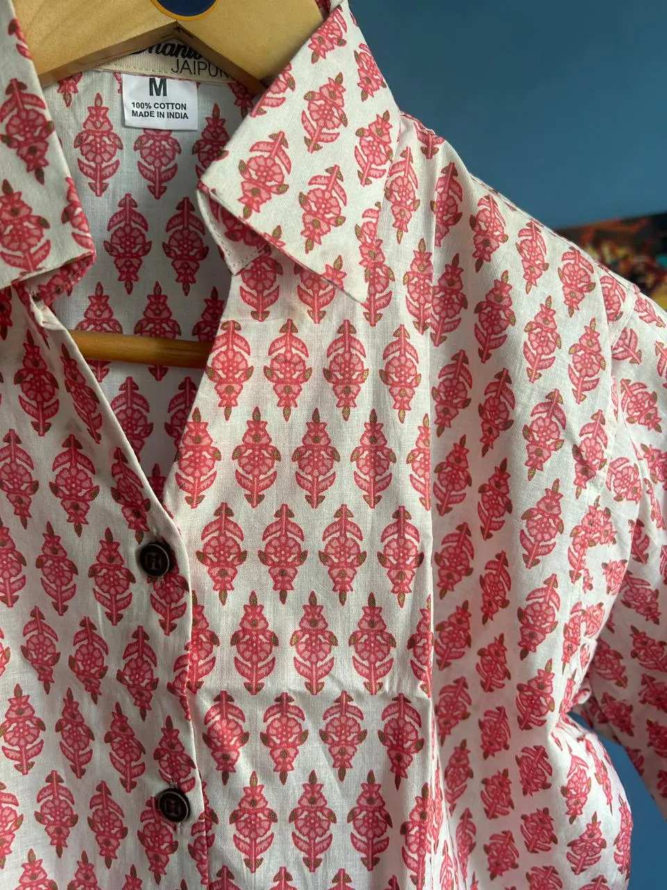 Small Buti | 3/4 Sleeves Women's Cotton Shirt