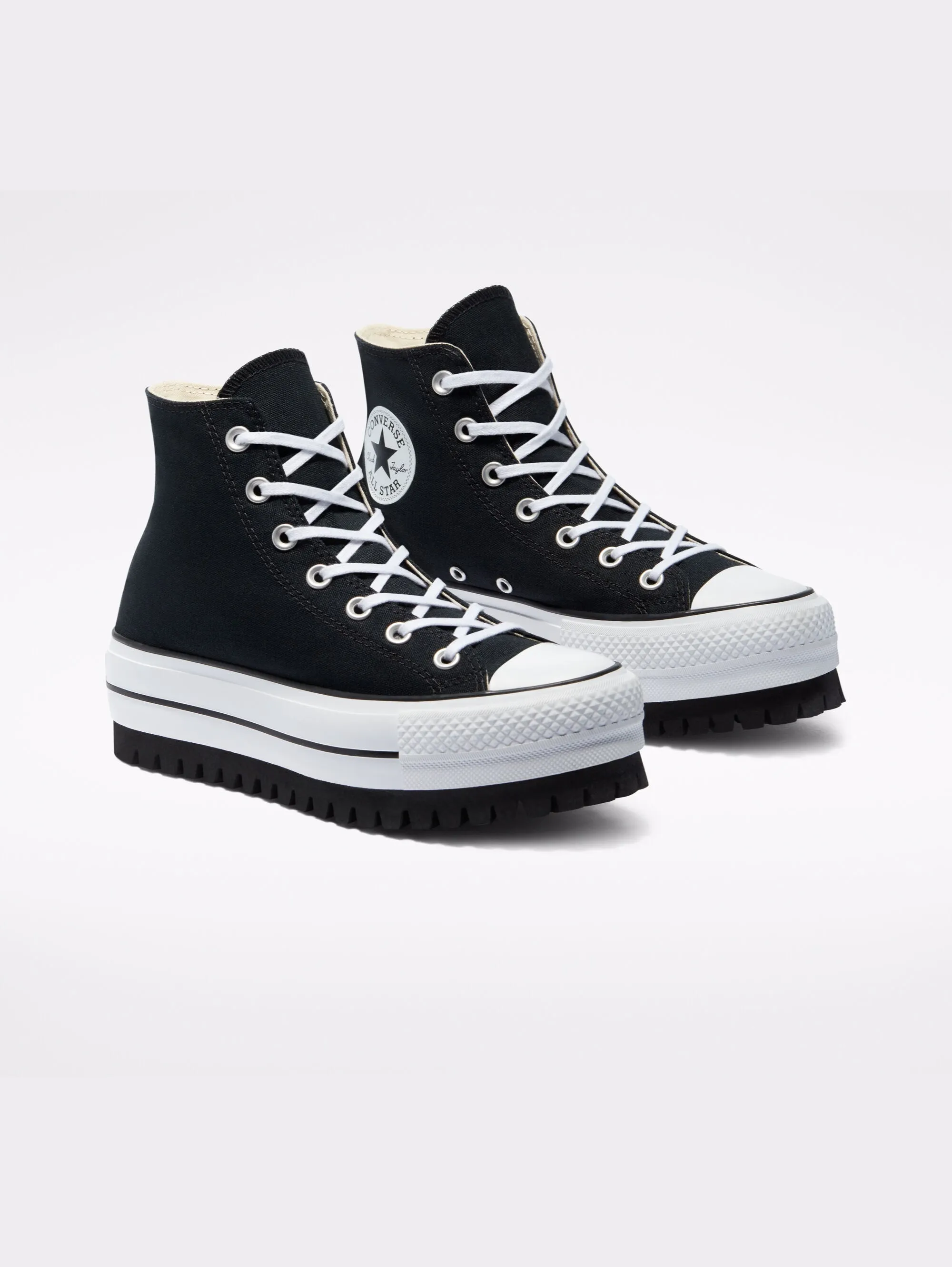 Sneakers con Suola Scanalata Nero