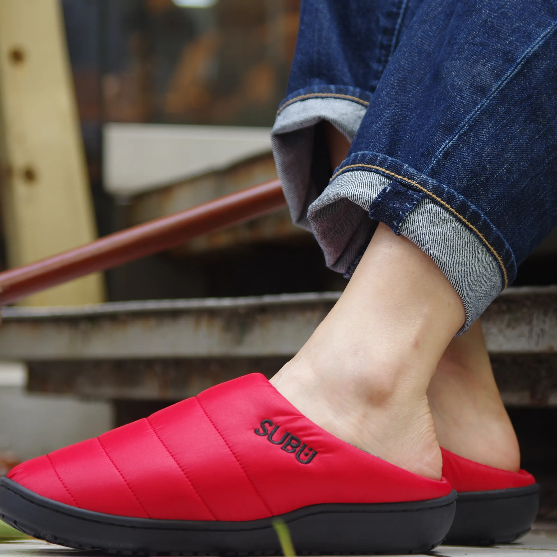 Subu Indoor/Outdoor Slippers - Red