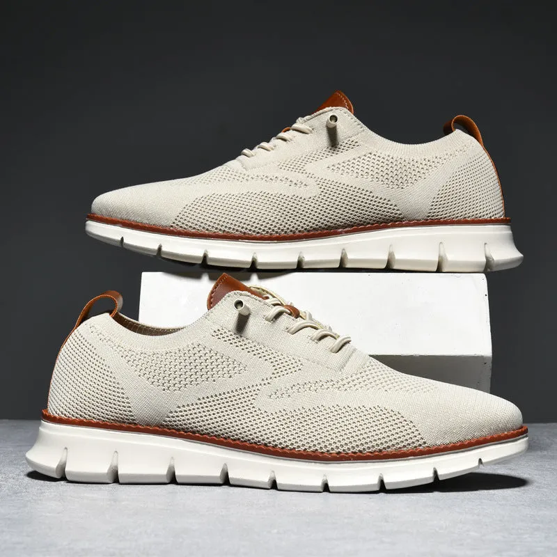 Super Comfy breathable Orthopedic Mesh Sneakers For Wide Feet - Beige