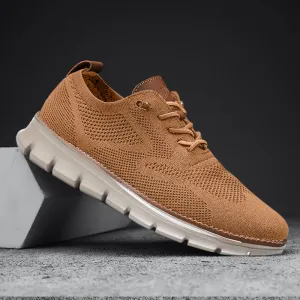 Super Comfy breathable Orthopedic Mesh Sneakers For Wide Feet - Brown
