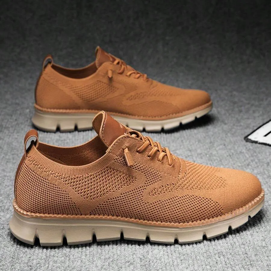 Super Comfy breathable Orthopedic Mesh Sneakers For Wide Feet - Brown