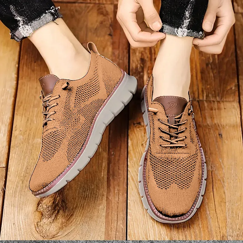 Super Comfy breathable Orthopedic Mesh Sneakers For Wide Feet - Brown