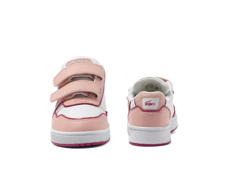 Toddlers Lacoste T-Clip 223 4 SUI (White/Light Pink)