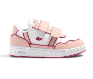 Toddlers Lacoste T-Clip 223 4 SUI (White/Light Pink)