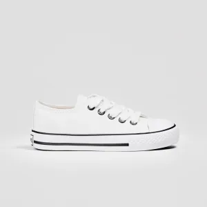 Unisex Canvas White Sneakers