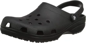 Unisex Crocs Classic Clog|Comfortable Slip on Casual Water Shoe Black