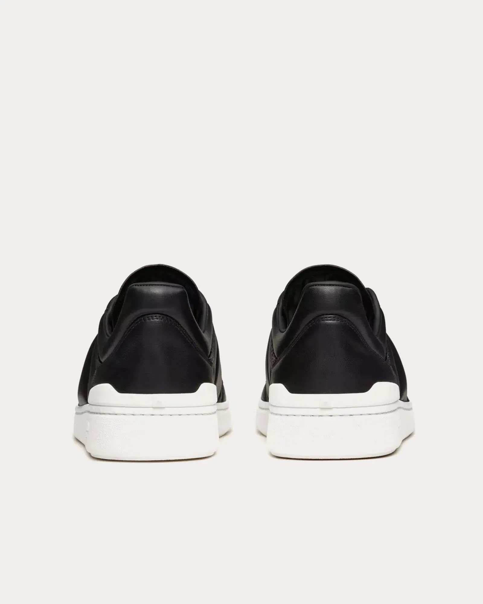 Upvillage Nappa Leather Black Low Top Sneakers