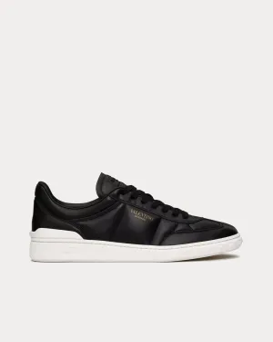 Upvillage Nappa Leather Black Low Top Sneakers