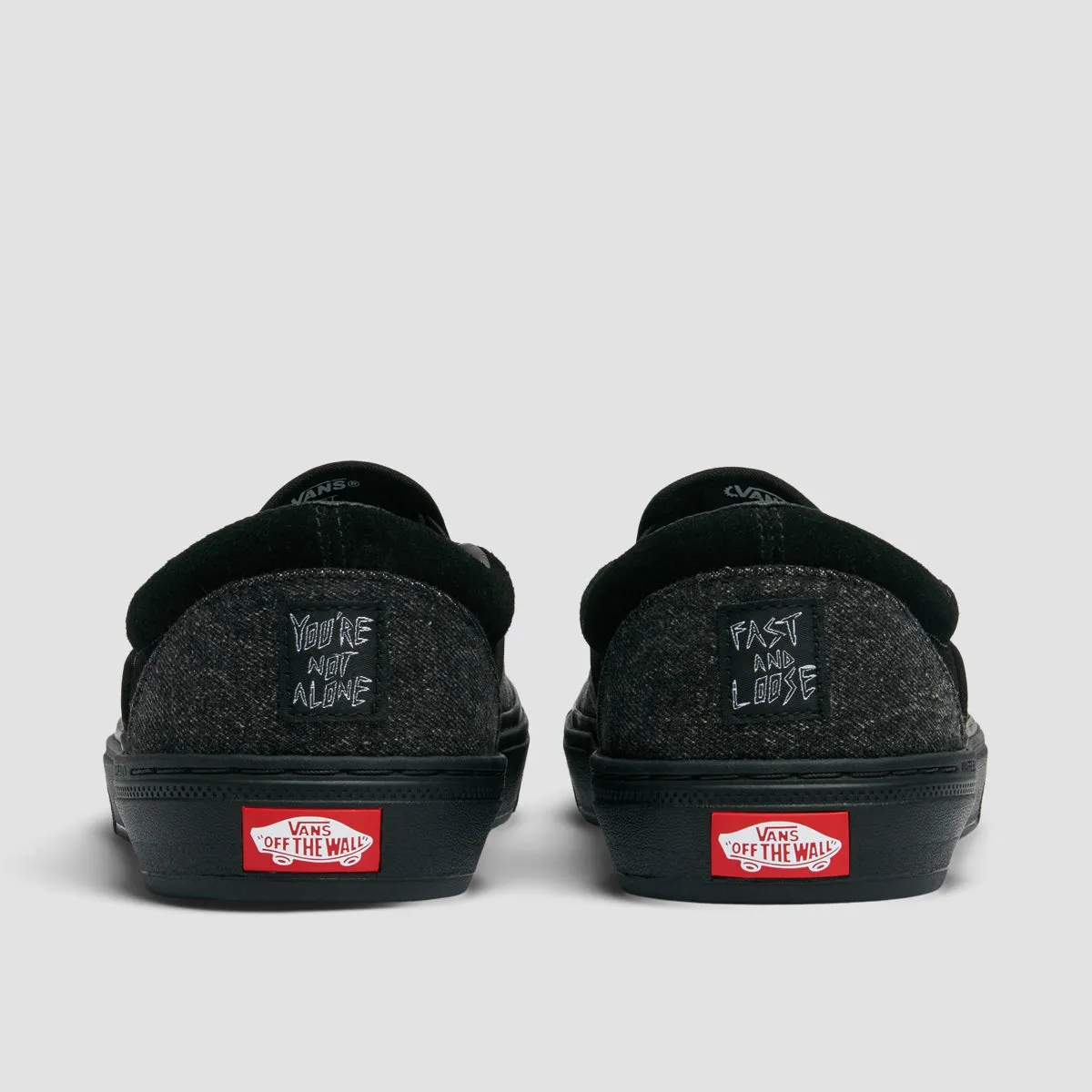 Vans BMX Slip-On Shoes - Fast And Loose Black