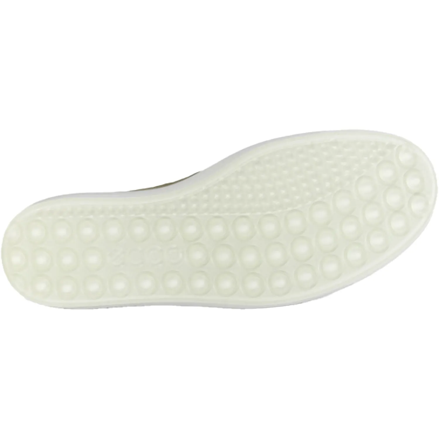 Women's Ecco Soft 7 Woven Slip On Pure White Gold Leather