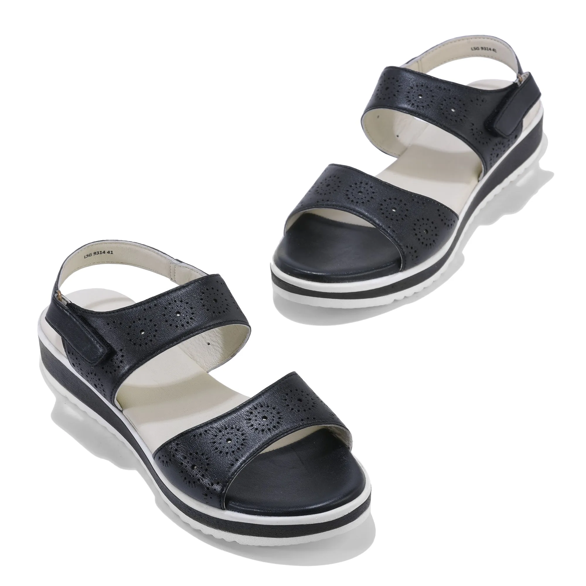 Women's Genuine Leather Outdoor Flat Sandals # 9314