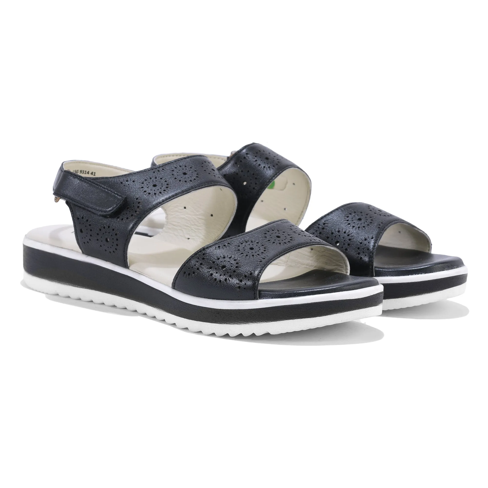 Women's Genuine Leather Outdoor Flat Sandals # 9314