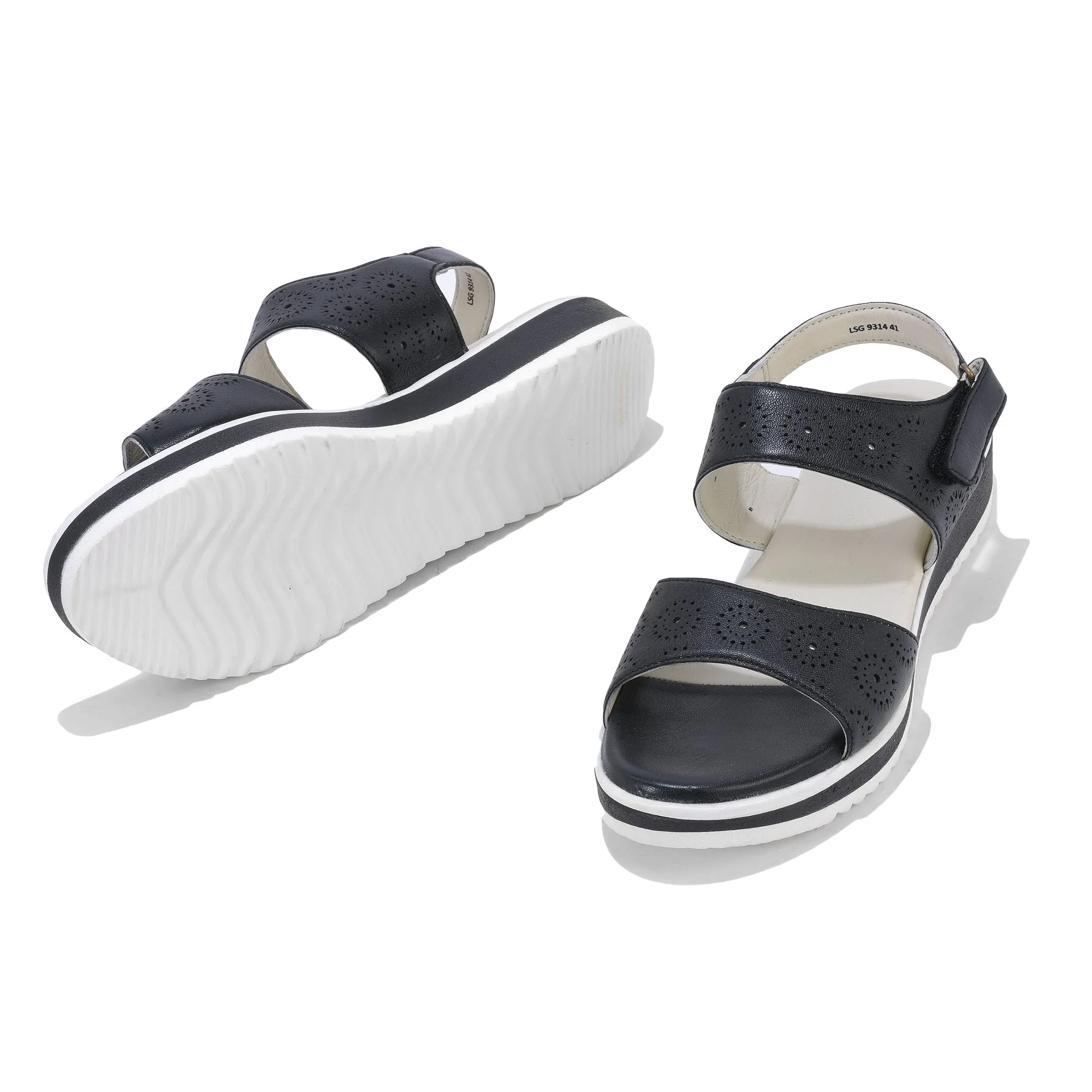 Women's Genuine Leather Outdoor Flat Sandals # 9314