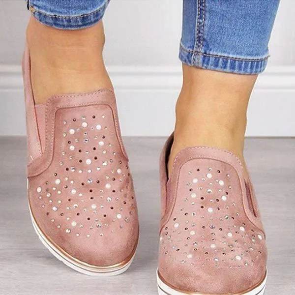 Women'S Wedge Slip-On Sneakers 76025968C