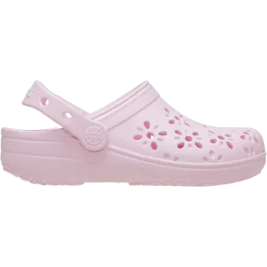 Youth Classic Floral Cut Out Clog
